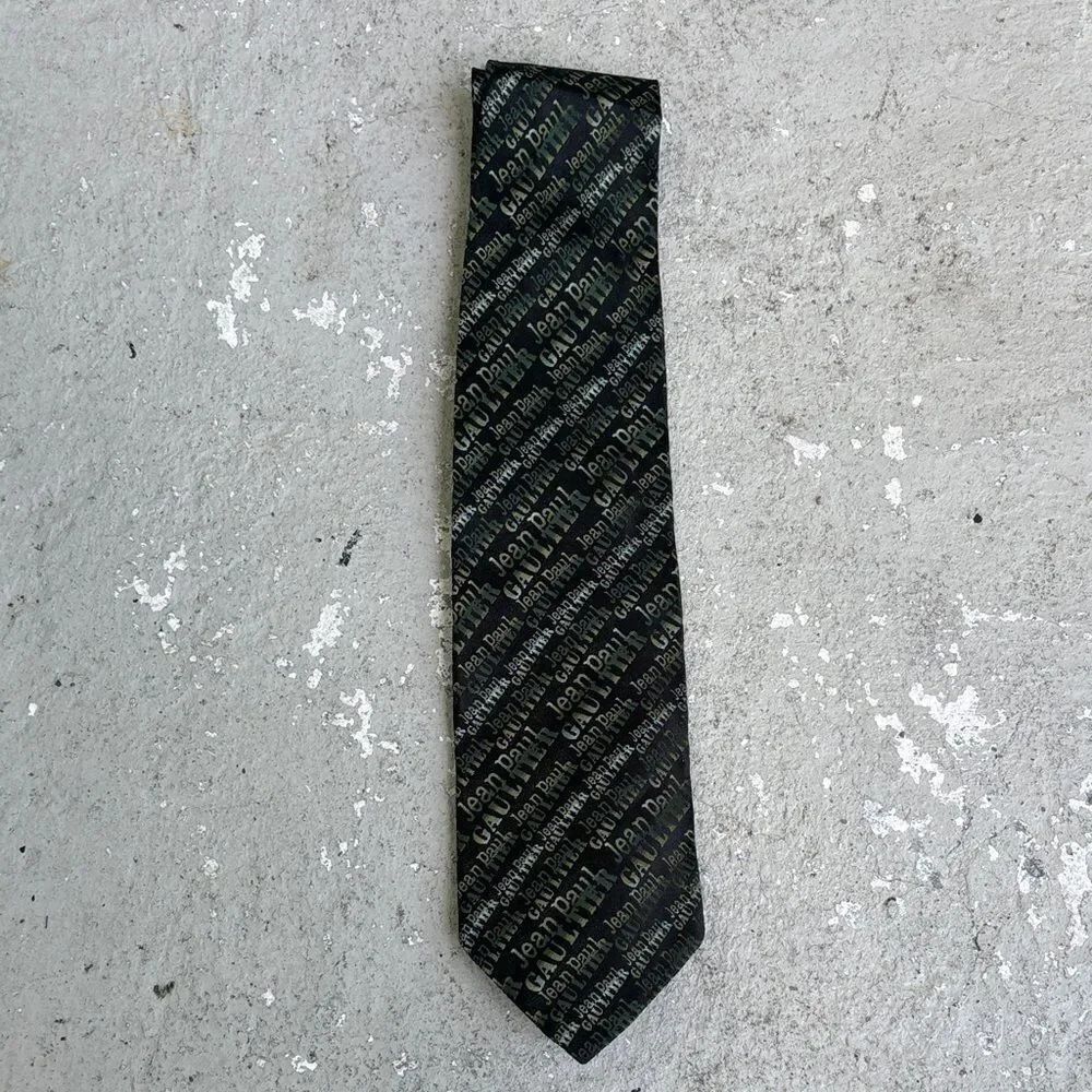 Jean Paul Gaultier silk tie